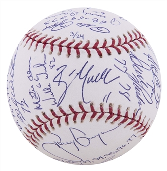 MLB Batting Title Champions Multi Signed OML Selig Baseball With 20 Signatures - 3/24 (Steiner & MLB Authenticated)